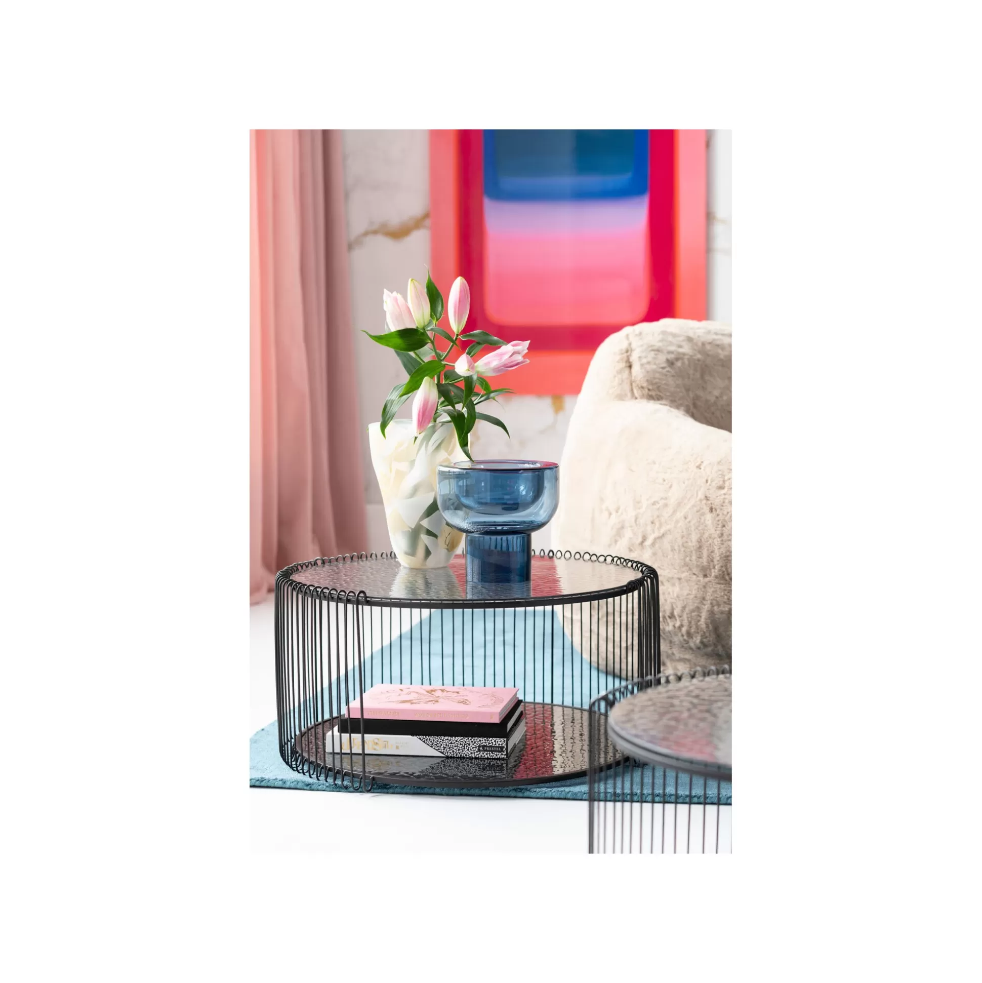 Tables Basses Wire Double Bubble Noires Set De 2 ^KARE Design Cheap