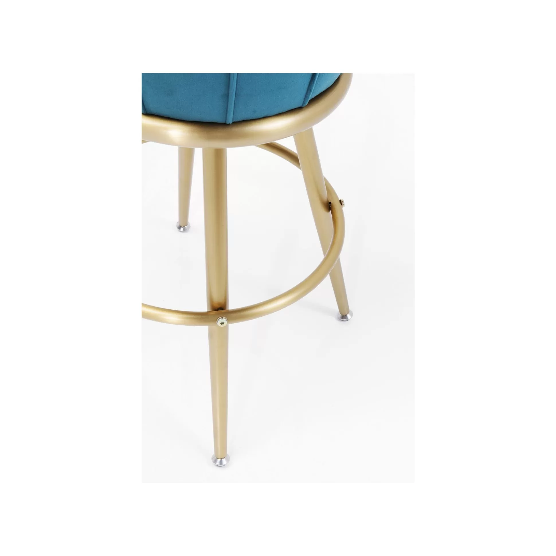 Tabouret De Bar After Work Velours Bleu ^KARE Design Outlet