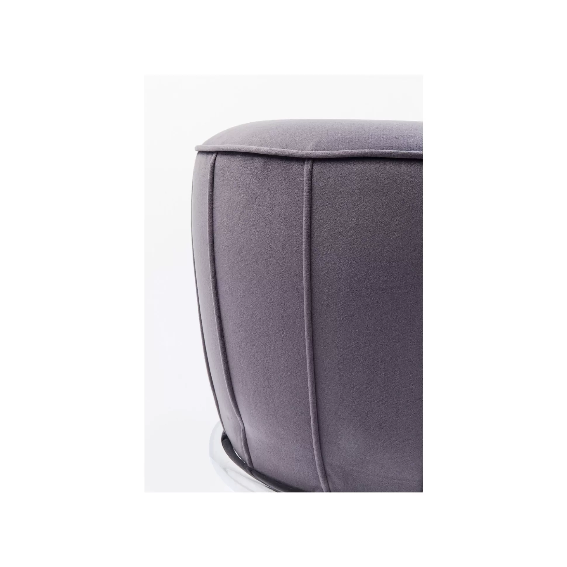 Tabouret De Bar After Work Velours Gris ^KARE Design Fashion