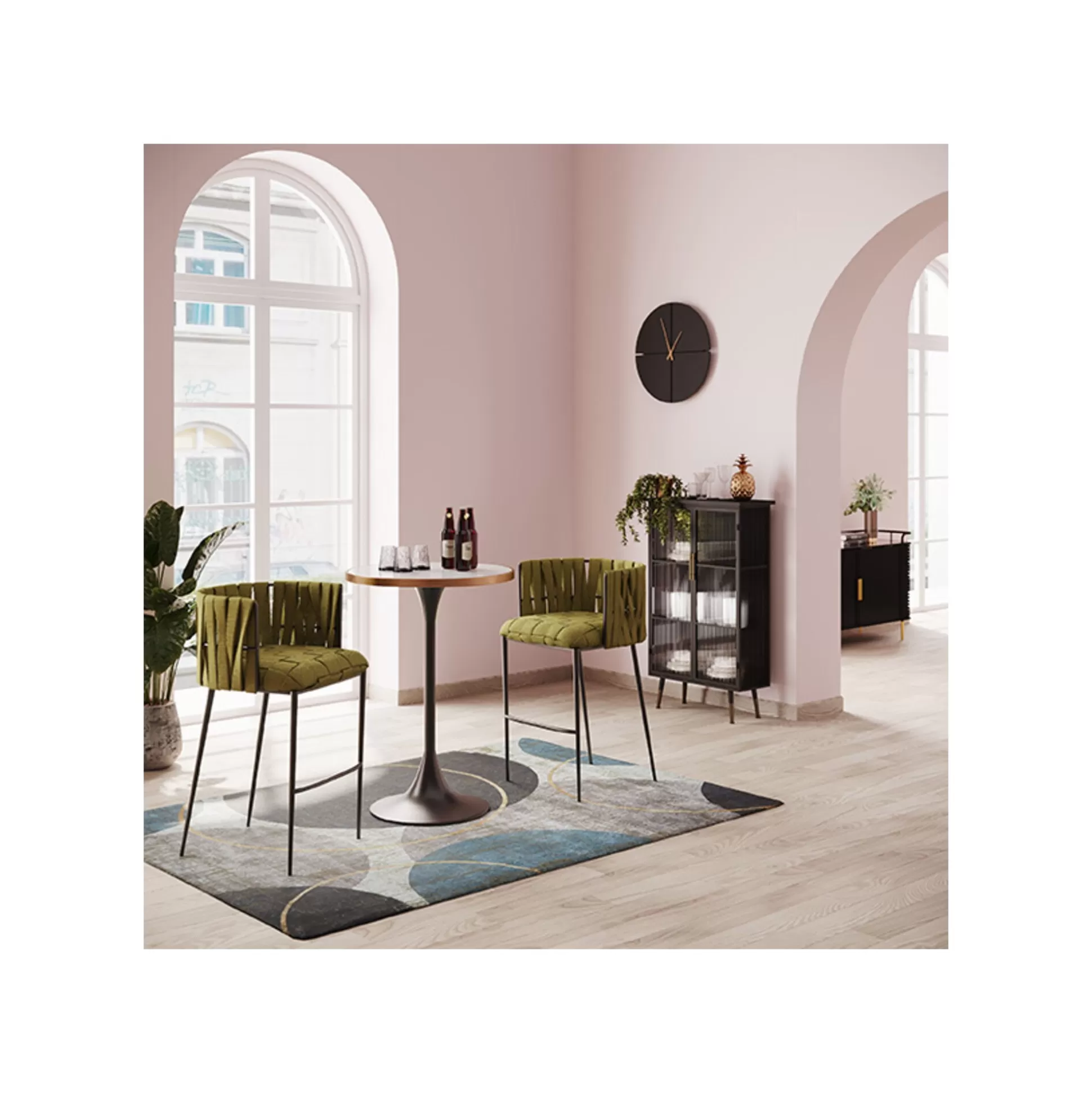 Tabouret De Bar Saluti Vert ^KARE Design Fashion