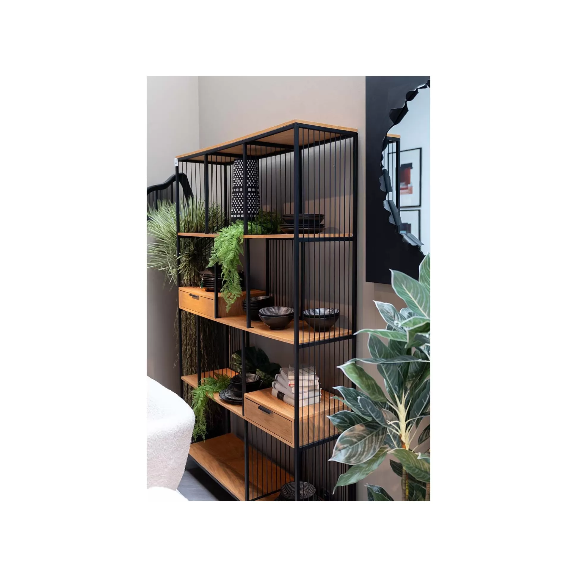 Étagère Bologna Nature 200x125cm ^KARE Design Outlet
