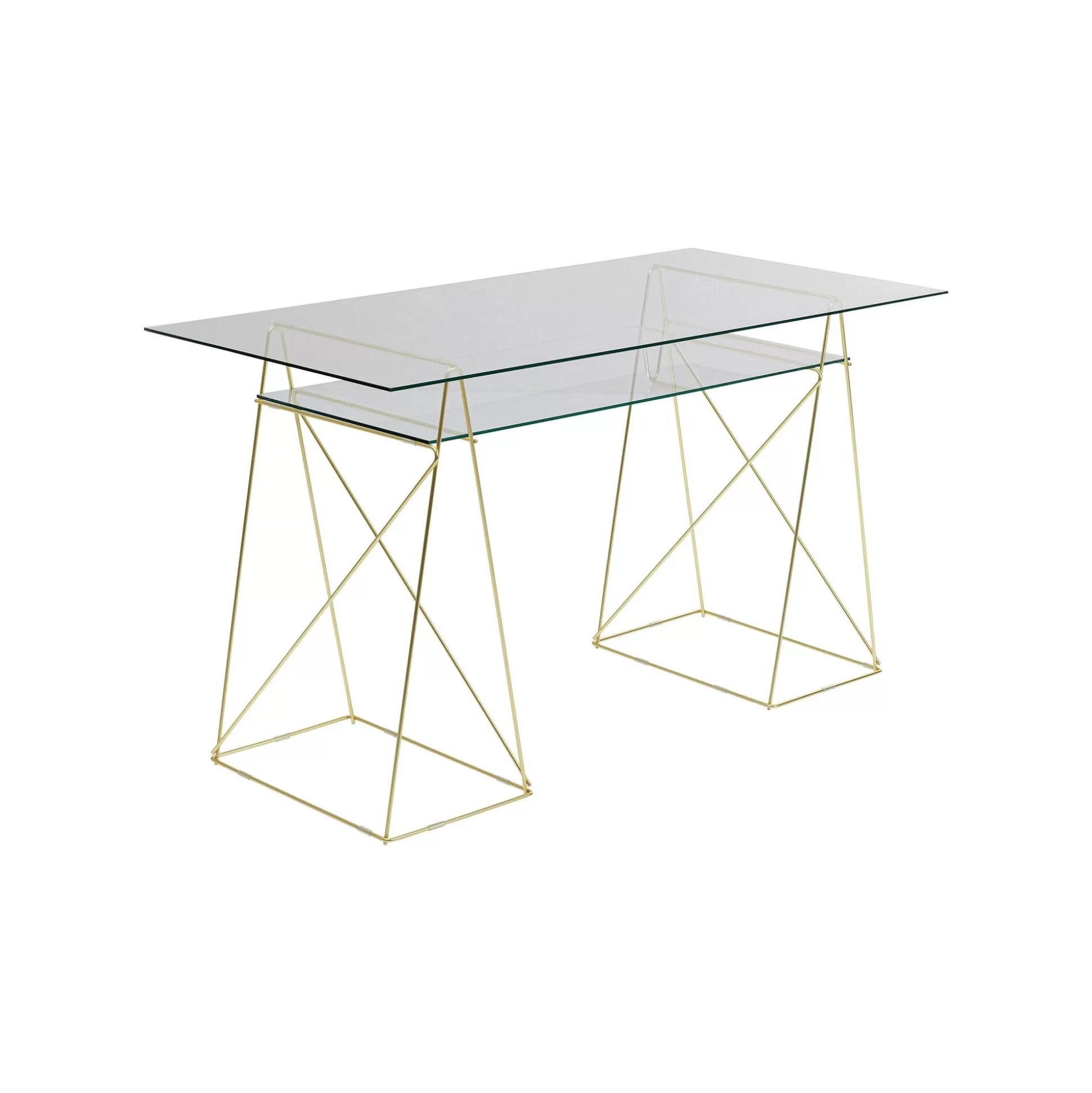 Tréteaux De Bureau Polar Dorés Set De 2 ^KARE Design Shop