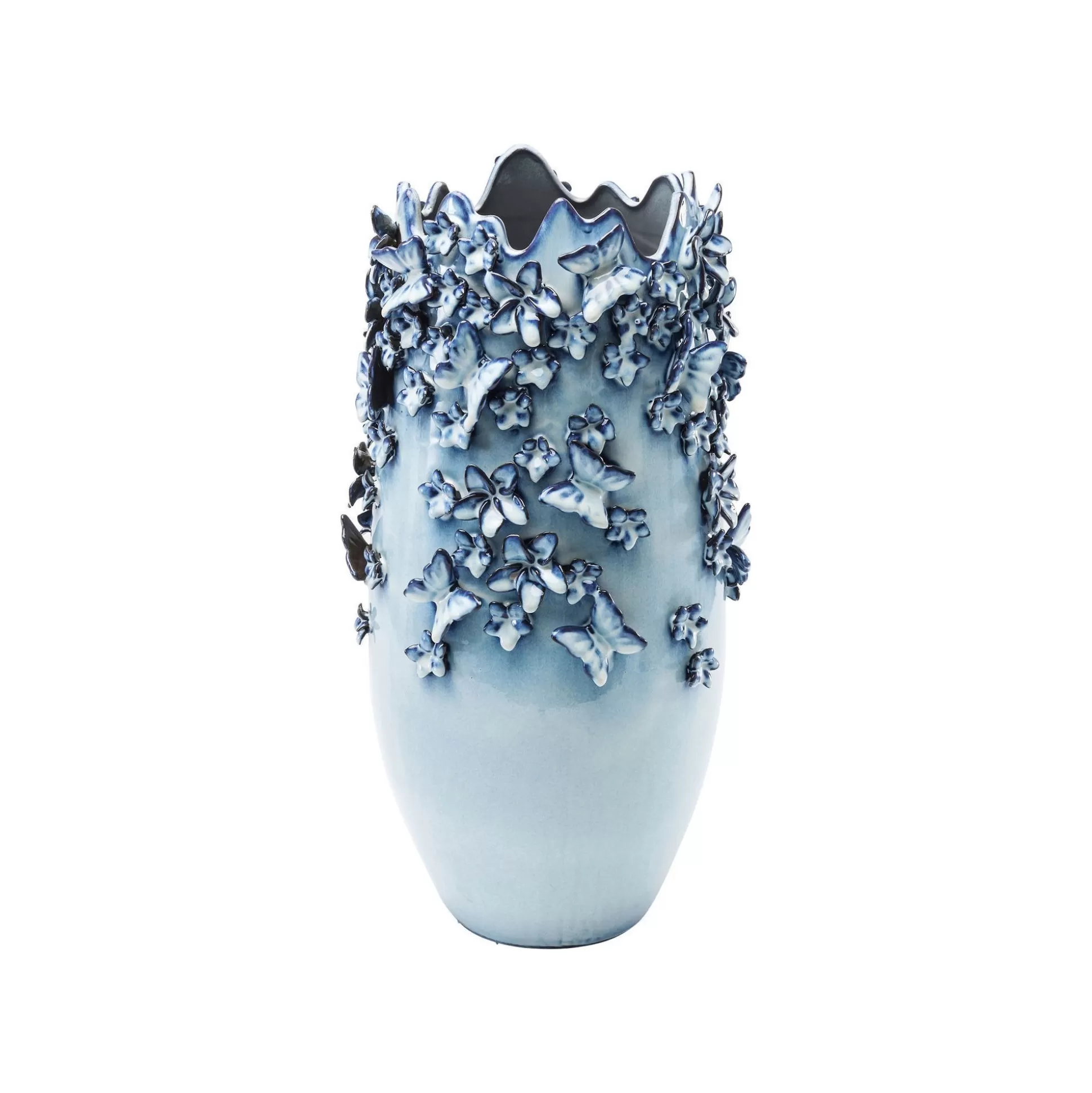 Vase Papillons Bleu Clair 50cm ^KARE Design Shop