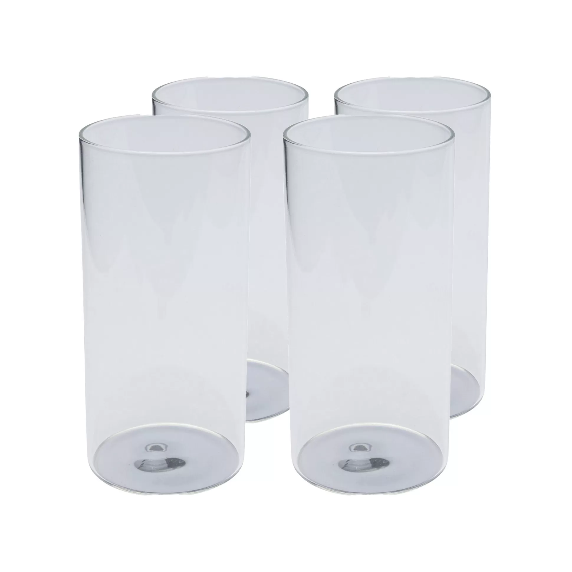 Verres Hauts à Eau Electra Argentés 15cm Set De 4 ^KARE Design Best Sale
